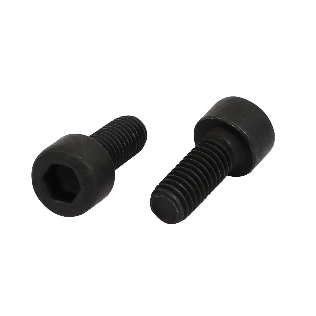 Harfington 8.8 Grade M5x12mm Hex Socket Drive Fully Threaded Left Hand Thread Bolt 4pcs