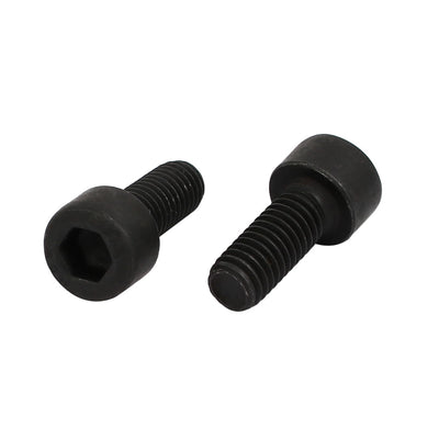 Harfington 8.8 Grade M5x12mm Hex Socket Drive Fully Threaded Left Hand Thread Bolt 4pcs