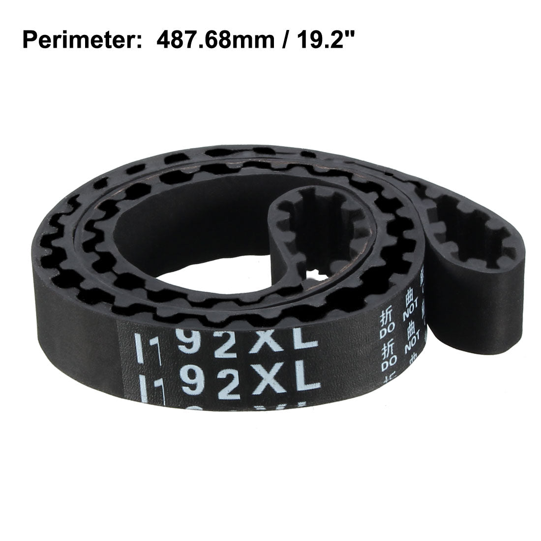 Harfington 192XL Rubber Timing Belt Synchronous Closed Loop Timing Belt Pulleys 10mm Width