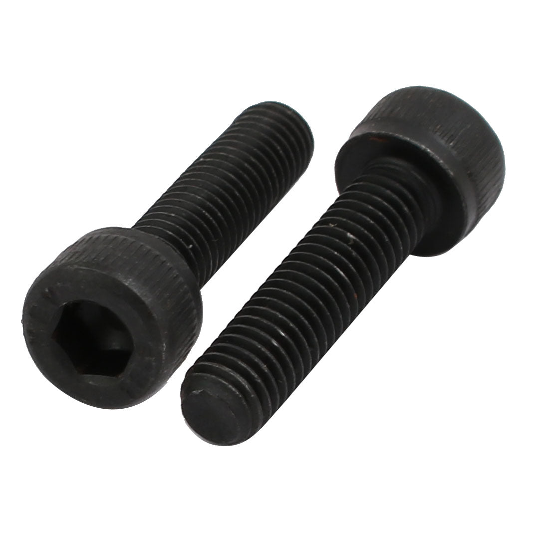 Harfington 5pcs M6x20mm 12.9 Grade Hex Socket Cap Left Hand Thread Screw Bolt Black