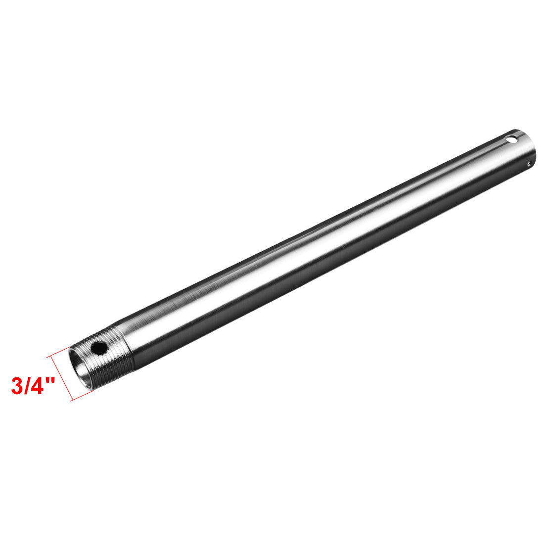 Harfington 18 Inch Length x 3/4 Inch NPT Steel Pendant Extended Rod Extension Downrod Antique Brass