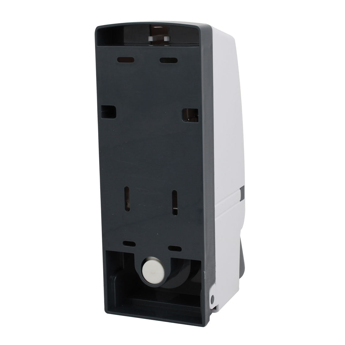 Harfington 17-Ounce Single Bottle Wall Mounted Shower Foaming Dispenser, White & Gray