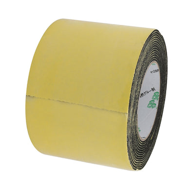 Harfington 16.5Ft Length 100mm x 2mm Single Side Sealed Shockproof EVA Sponge Tape Yellow