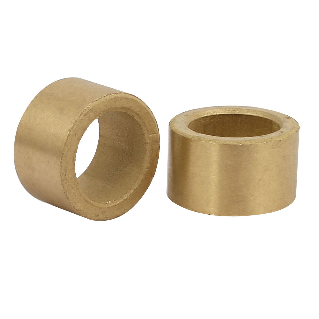 Harfington 14mmx20mmx12mm Powdered Metal Bronze Sleeve Bearing Bushing Gold Tone 4pcs