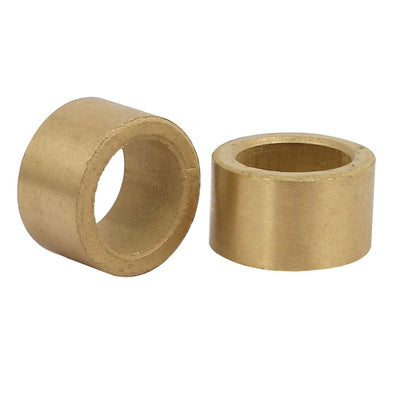 Harfington 14mmx20mmx12mm Powdered Metal Bronze Sleeve Bearing Bushing Gold Tone 4pcs