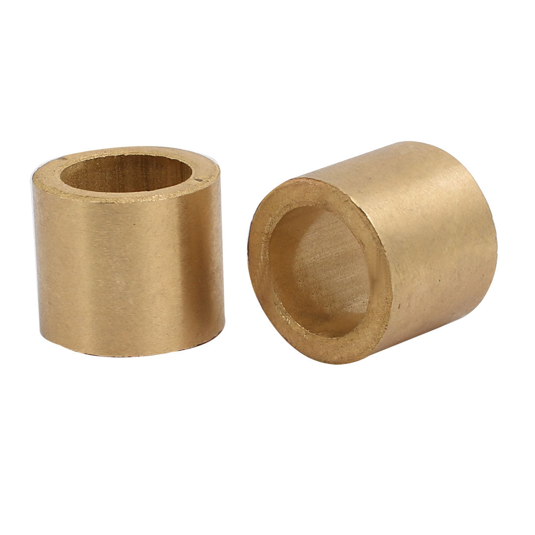 Harfington 14mmx20mmx18mm Powdered Metal Bronze Sleeve Bearing Bushing Gold Tone 4pcs