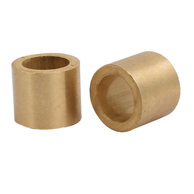 Harfington 14mmx20mmx18mm Powdered Metal Bronze Sleeve Bearing Bushing Gold Tone 4pcs