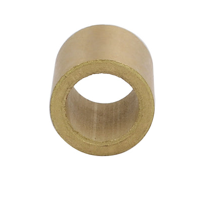 Harfington 14mmx20mmx20mm Powdered Metal Bronze Sleeve Bearing Bushing Gold Tone 4pcs