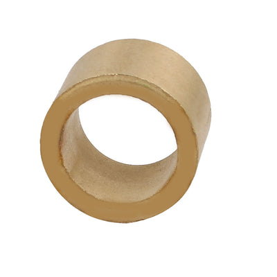 Harfington 16mmx22mmx15mm Powdered Metal Bronze Sleeve Bearing Bushing Gold Tone 4pcs