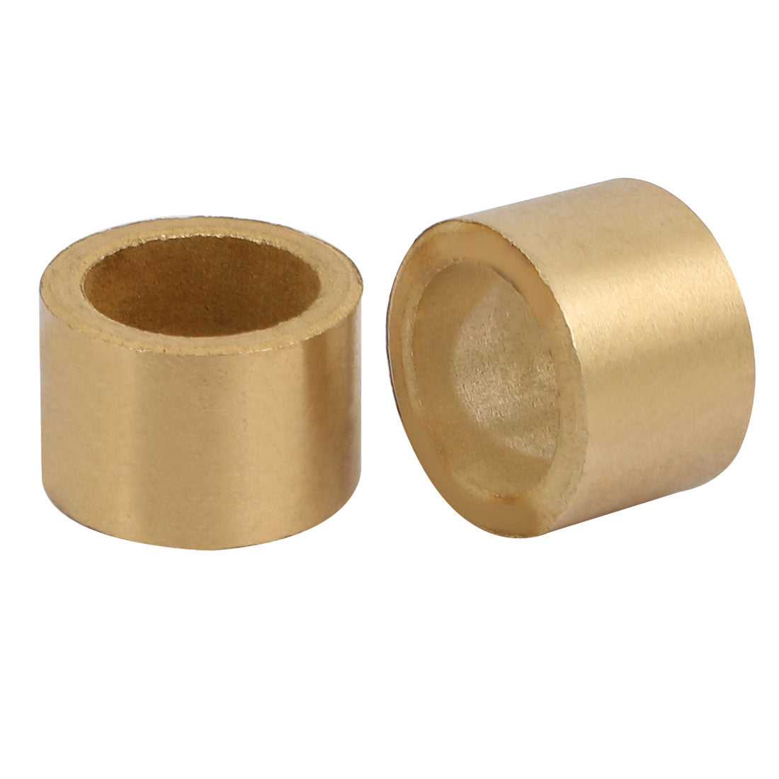 Harfington 16mmx22mmx15mm Powdered Metal Bronze Sleeve Bearing Bushing Gold Tone 4pcs