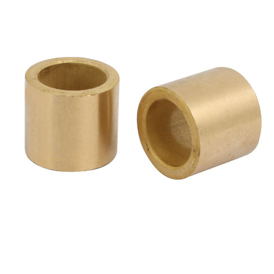 Harfington 16mmx22mmx20mm Powdered Metal Bronze Sleeve Bearing Bushing Gold Tone 4pcs