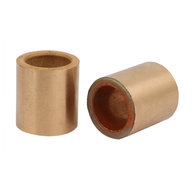 Harfington 16mmx22mmx25mm Powdered Metal Bronze Sleeve Bearing Bushing 4pcs
