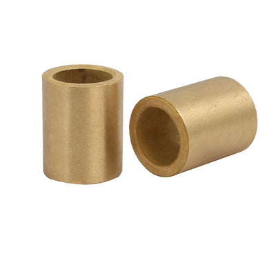Harfington 16mmx22mmx28mm Powdered Metal Bronze Sleeve Bearing Bushing Gold Tone 4pcs