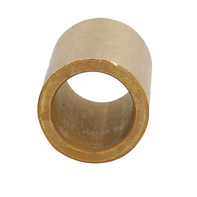 Harfington 16mmx22mmx30mm Powdered Metal Bronze Sleeve Bearing Bushing Gold Tone 2pcs