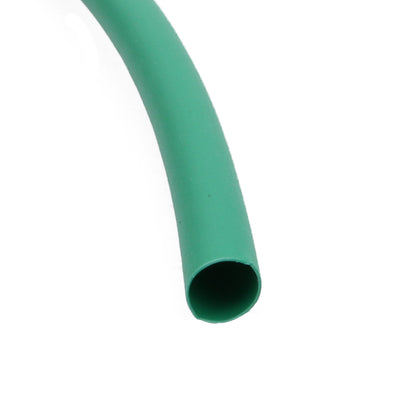 Harfington 15M Length Inner Dia 4mm Polyolefin Insulation Heat Shrinkable Tube Wrap Green