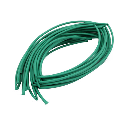 Harfington 15M Length Inner Dia 4mm Polyolefin Insulation Heat Shrinkable Tube Wrap Green