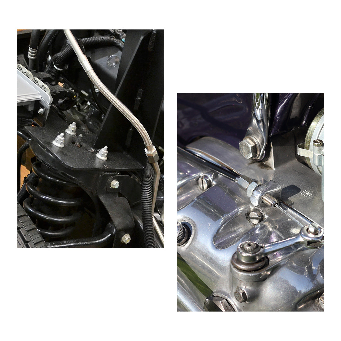 Harfington 100Pcs Zinc Plated Carbon Steel Car Rivet Nut Flat Head Threaded Insert  1/4-20