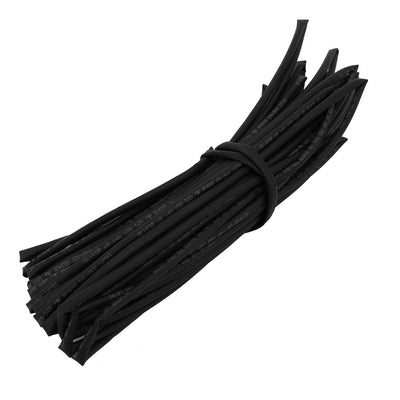 Harfington 15M Long 3.5mm Inner Dia. Polyolefin Heat Shrinkable Tube Wire Wrap Sleeve Black