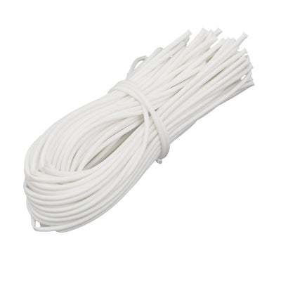 Harfington 15M Length 1mm Inner Dia Polyolefin Insulated Heat Shrink Tube Wire White