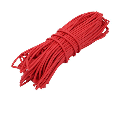 Harfington 15M Length 1mm Inner Dia Polyolefin Insulated Heat Shrink Tube Wire Red