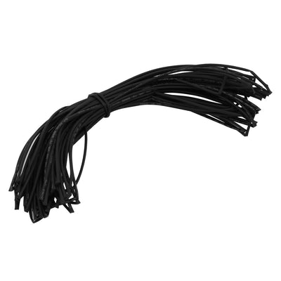 Harfington 15M Length 1mm Inner Dia Polyolefin Insulated Heat Shrink Tube Wire Wrap Black
