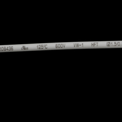 Harfington 15M Length 1.5mm Inner Dia Polyolefin Insulated Heat Shrink Tube Wire Wrap White
