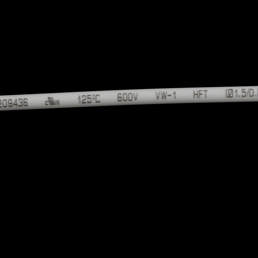 Harfington 15M Length 1.5mm Inner Dia Polyolefin Insulated Heat Shrink Tube Wire Wrap White