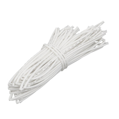 Harfington 15M Length 1.5mm Inner Dia Polyolefin Insulated Heat Shrink Tube Wire Wrap White