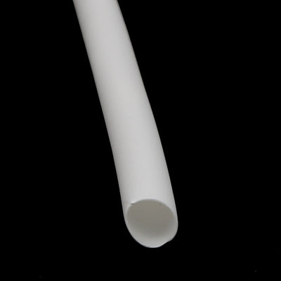 Harfington 15M Length 4mm Inner Dia Polyolefin Insulated Heat Shrink Tube Wire Wrap White