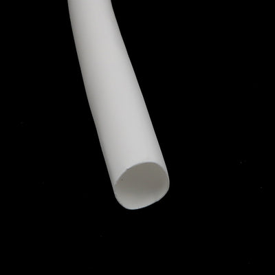 Harfington 15M Length 5mm Inner Dia Polyolefin Insulated Heat Shrink Tube Wire Wrap White
