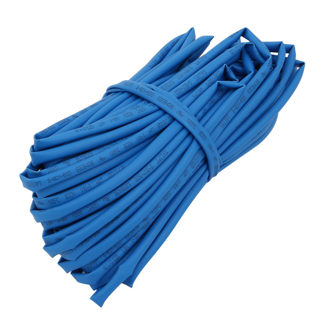 Harfington 15M Long 3mm Inner Dia. Polyolefin Heat Shrinkable Tube Blue for Wire Repairing