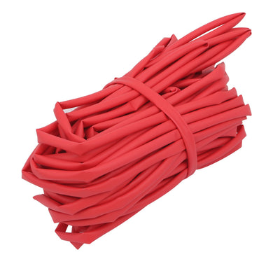 Harfington 15M 3.5mm Inner Dia Polyolefin Flame Retardant Tube Red for Wire Repairing