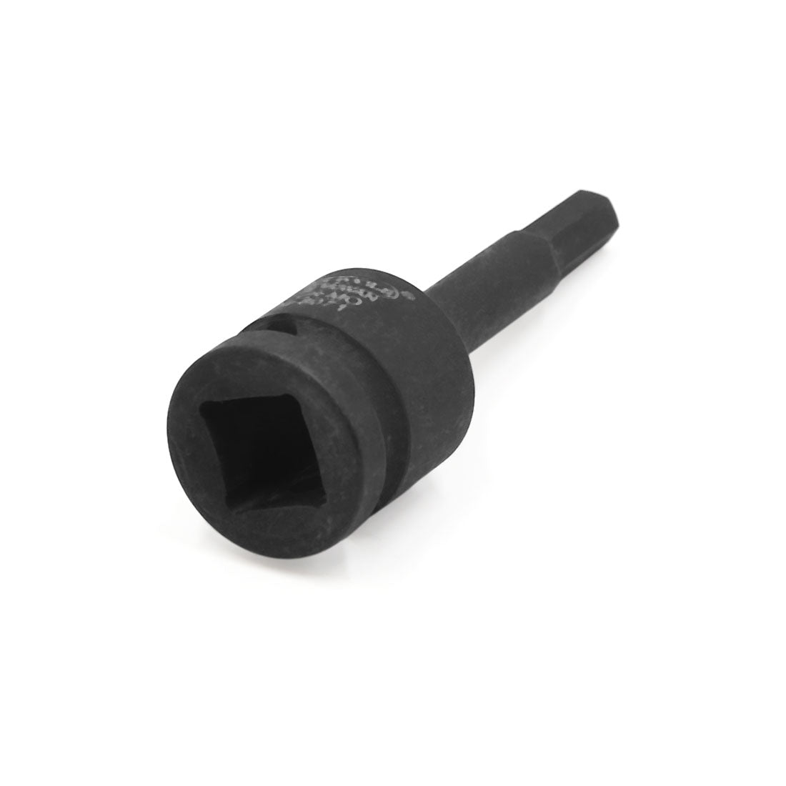 Harfington Black 7mm Hex Head to Square Socket Ratchet Wrench Spanner for Car