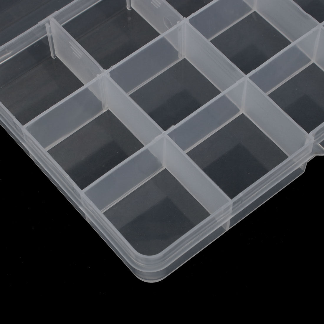 Harfington 15 Compartment Portable Jewelry Earring Bead Organizer Container Storage Case