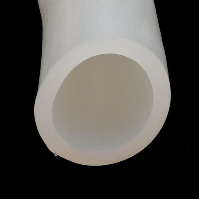 Harfington 19mm x 25mm Dia High Temp Resistant Insulation Hose Silicone Tube Milky White 1M Long