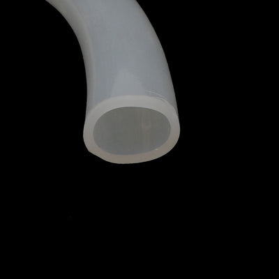 Harfington 14mm x 18mm High Temp Resistant Silicone Rubber Tube Hose Pipe Milky 2 Meters Long