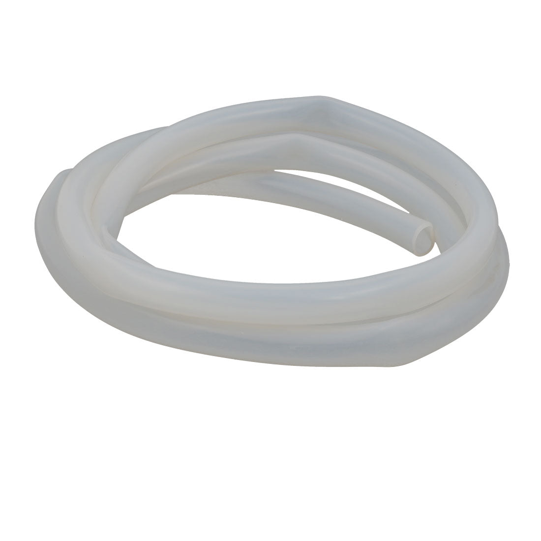 Harfington 14mm x 18mm High Temp Resistant Silicone Rubber Tube Hose Pipe Milky 2 Meters Long