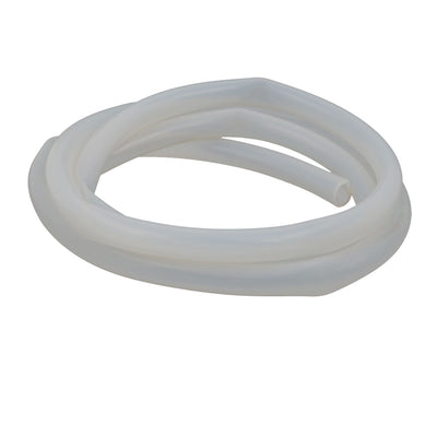 Harfington 14mm x 18mm High Temp Resistant Silicone Rubber Tube Hose Pipe Milky 2 Meters Long