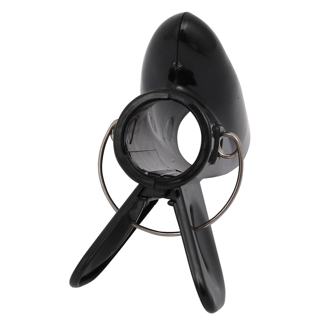 Harfington 15mm Dia Flexible Spiral Tube Cable Wire Wrap Black 3.5 Meters Long with Clip