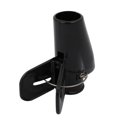 Harfington 15mm Dia Flexible Spiral Tube Cable Wire Wrap Black 10 Meters Long with Clip