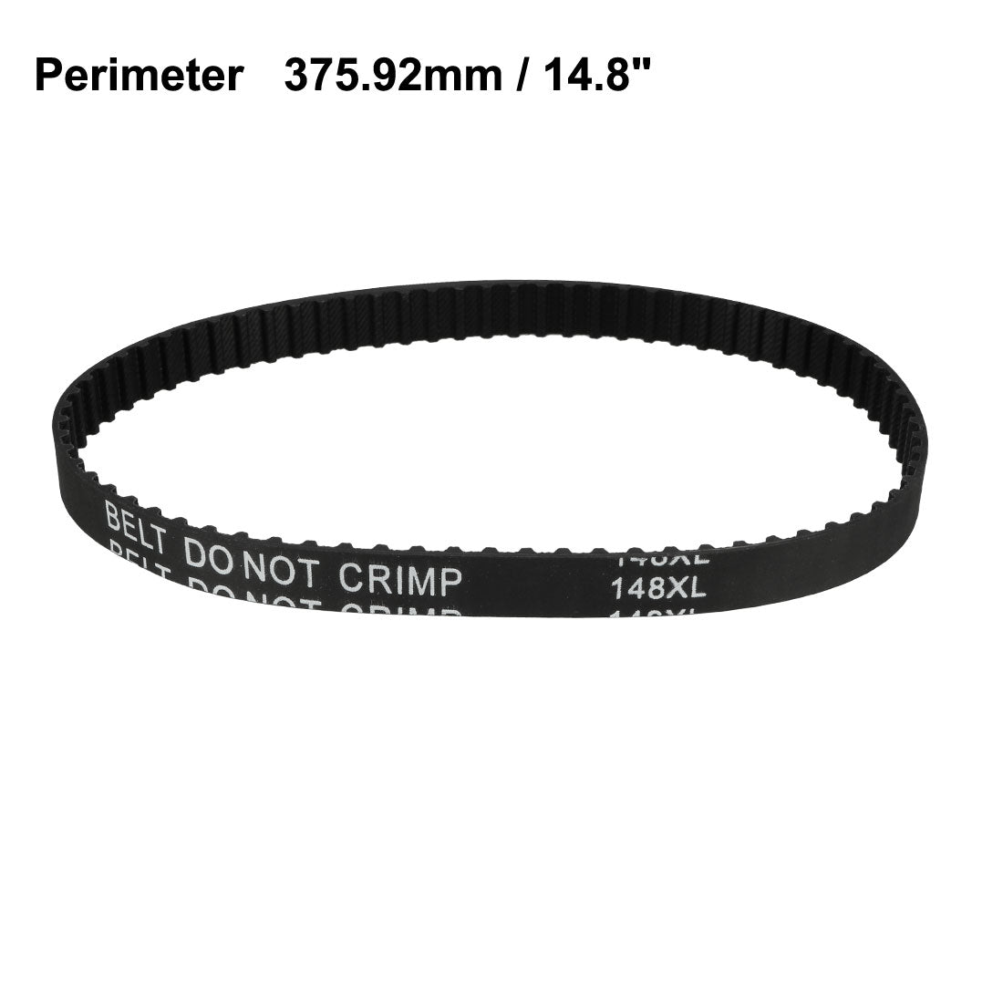 Harfington 148XL Rubber Timing Belt Synchronous Closed Loop Timing Belt Pulleys 10mm Width