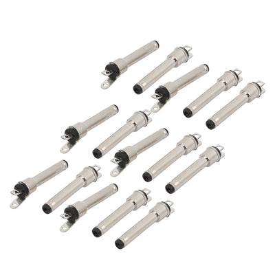 Harfington 15pcs 2507TVL190 2.5mmx0.7mm DC Power Jack Adapter Solder Male Bucket Connector