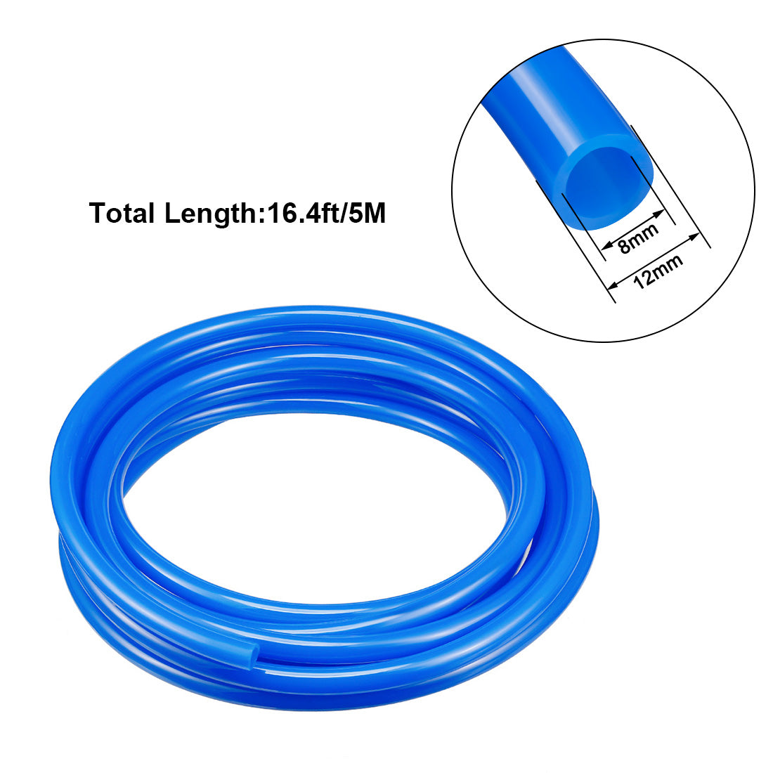 Harfington Pneumatic Hose PU Air Hose Pipe Tubing