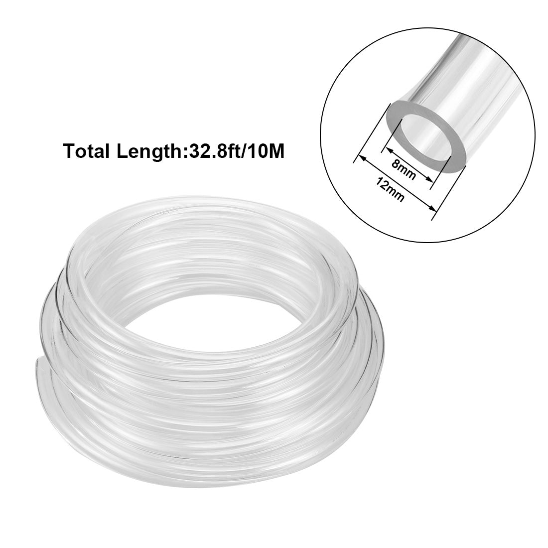 Harfington Pneumatic Hose PU Air Hose Pipe Tube