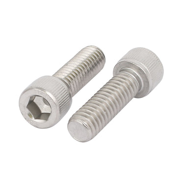 Harfington 5/16"-18 x 1" 304 Stainless Steel Full Thread Hex Socket Head Cap Screws 25pcs