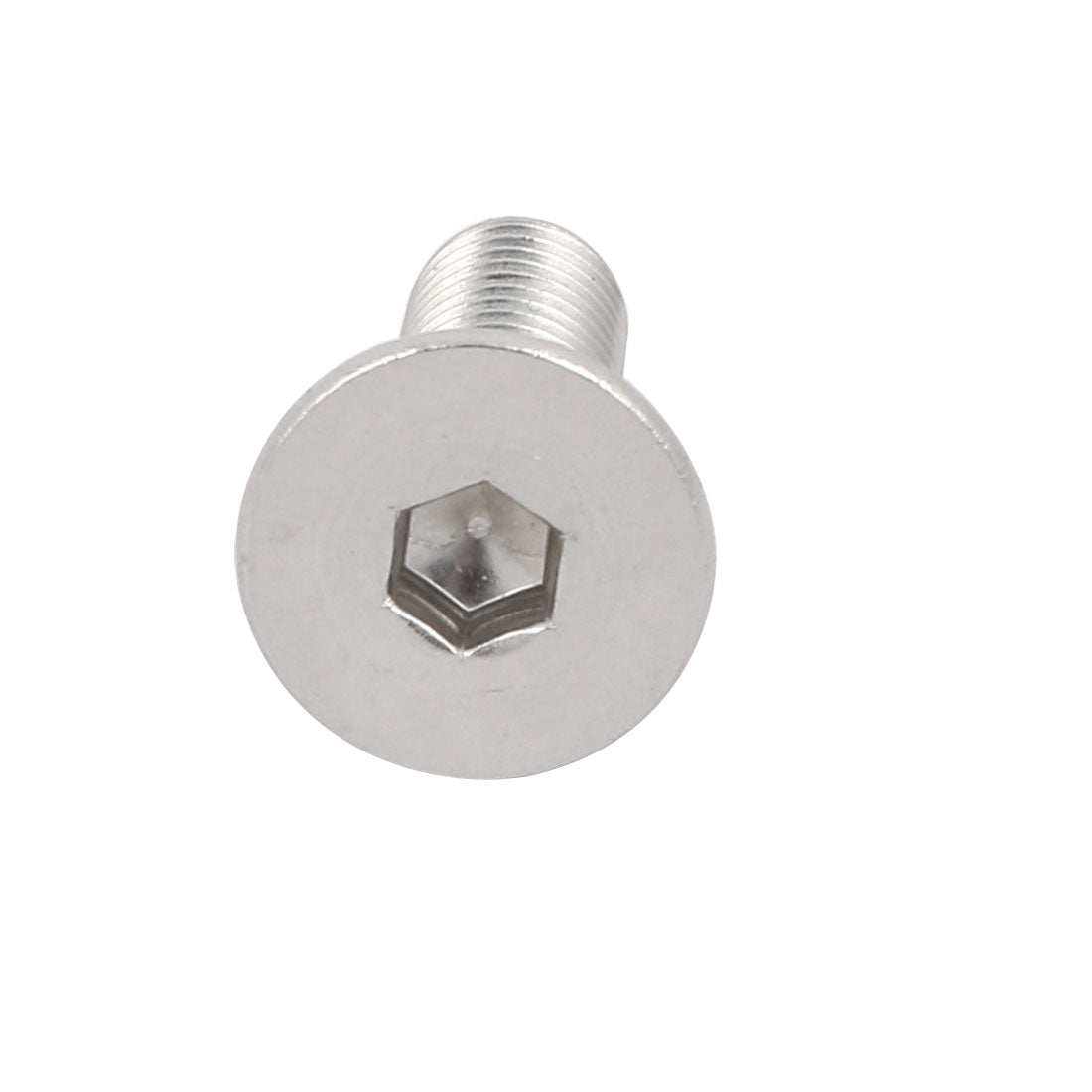 Harfington 3/8-16 x 1-1/4" 304 Stainless Steel Flat Head Hex Socket Cap Screw Fastener 5pcs