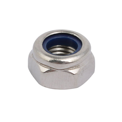 Harfington 12pcs M8 x 1mm Pitch Metric Fine Thread 304 Stainless Steel Hex Lock Nuts