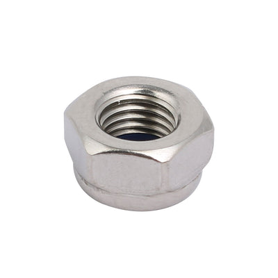 Harfington 12pcs M8 x 1mm Pitch Metric Fine Thread 304 Stainless Steel Hex Lock Nuts