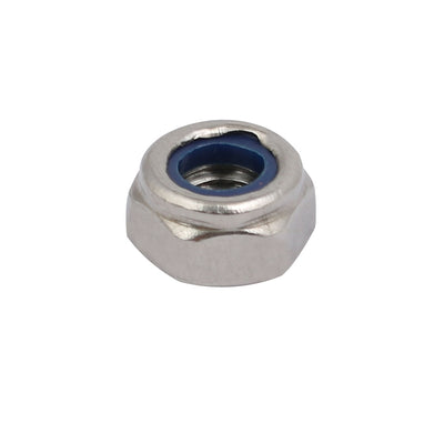 Harfington 12pcs M6 x 1mm Pitch Metric Thread 304 Stainless Steel Left Hand Lock Nuts