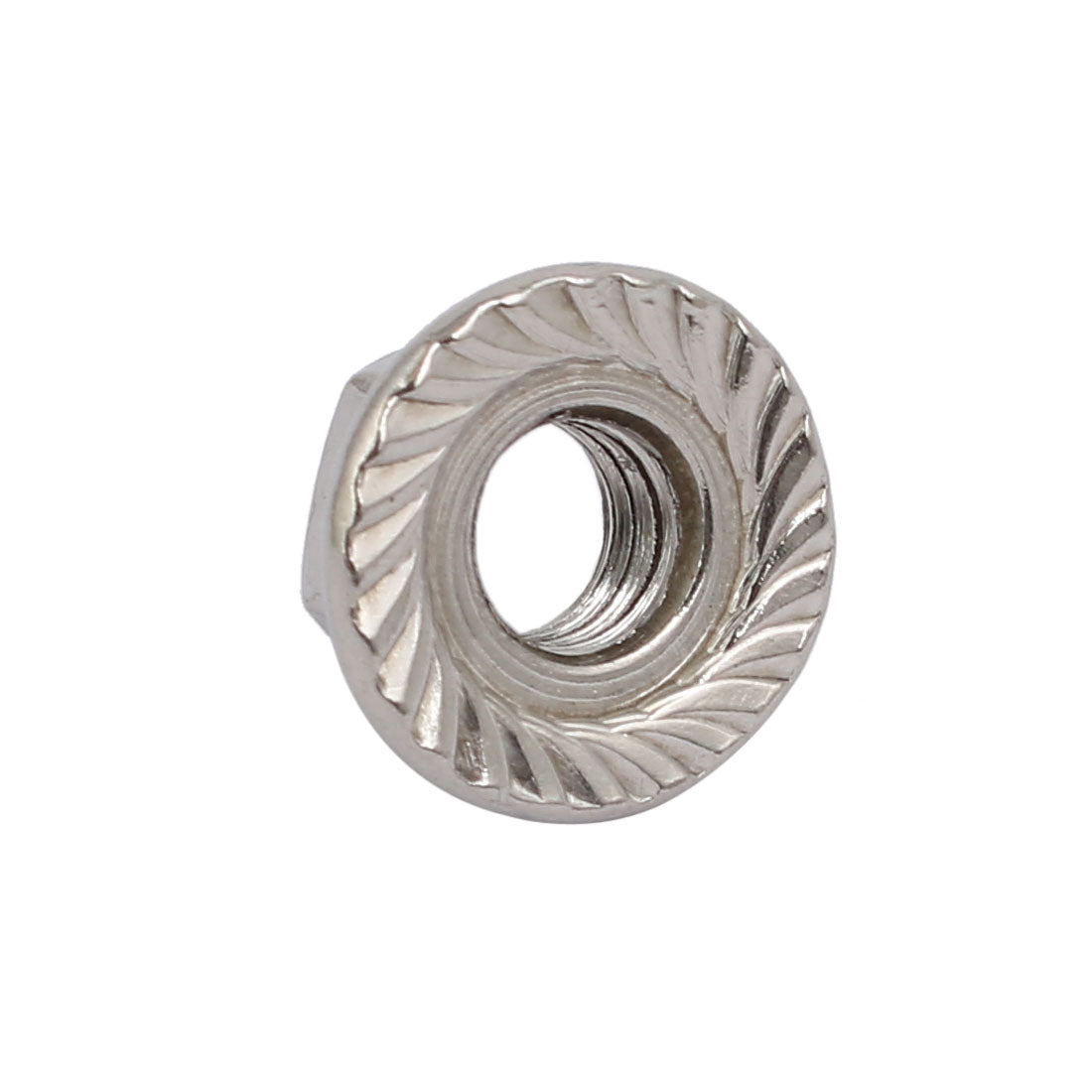 Harfington 12pcs M6x1mm Pitch Metric Thread 304 Stainless Steel Left Hand Hex Flange Nut